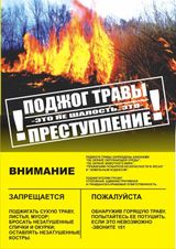 Поджог травы